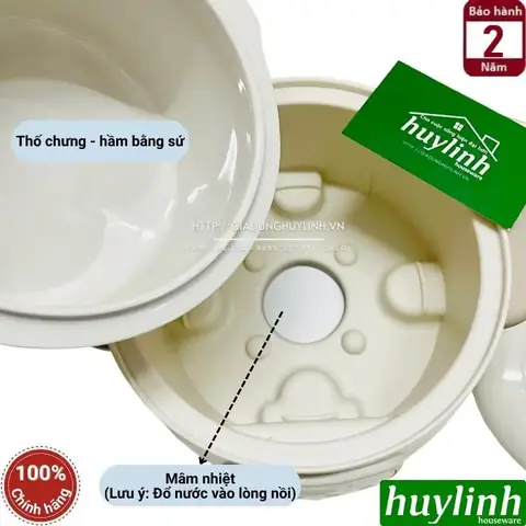 Nồi chưng yến Bennix BN-10SLCcó dung tích 1 lít; kèm theo xửng hấp giúp nấu 2 món ăn cùng 1 lúc; sản phẩm trang bị 8 chương trình cài sẵn nấu nướng cùng chế độ hẹn giờ nấu thuận tiện. Nồi chưng yến Bennix BN-10SLCcó dung tích 1 lít; kèm theo xửng hấp giúp nấu 2 món ăn cùng 1 lúc; sản phẩm trang bị 8 chương trình cài sẵn nấu nướng cùng chế độ hẹn giờ nấu thuận tiện.