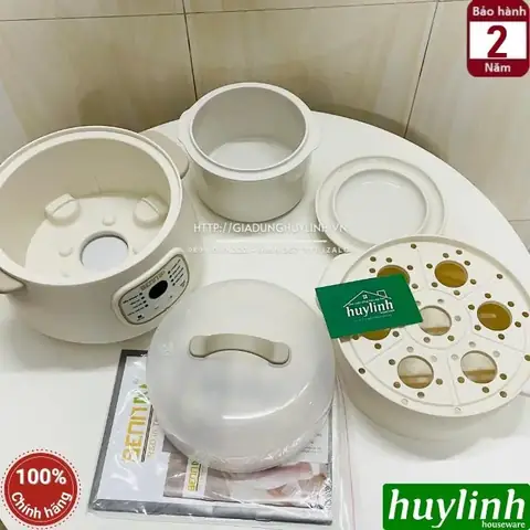 Nồi chưng yến Bennix BN-10SLCcó dung tích 1 lít; kèm theo xửng hấp giúp nấu 2 món ăn cùng 1 lúc; sản phẩm trang bị 8 chương trình cài sẵn nấu nướng cùng chế độ hẹn giờ nấu thuận tiện. Nồi chưng yến Bennix BN-10SLCcó dung tích 1 lít; kèm theo xửng hấp giúp nấu 2 món ăn cùng 1 lúc; sản phẩm trang bị 8 chương trình cài sẵn nấu nướng cùng chế độ hẹn giờ nấu thuận tiện.