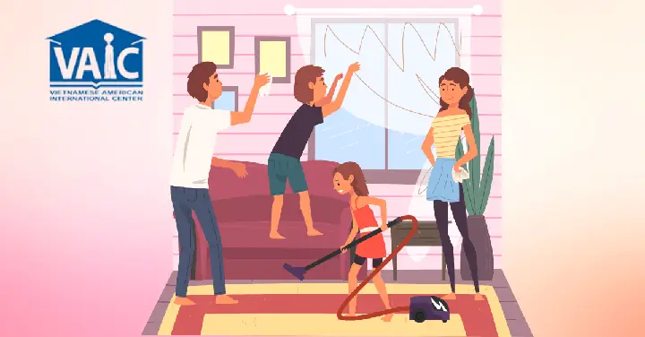 Đoạn Văn Mẫu Viết Về Chia Sẻ Công Việc Nội Trợ Và Dùng Tiếng Anh Đoạn Văn Mẫu Viết Về Chia Sẻ Công Việc Nội Trợ Và Dùng Tiếng Anh